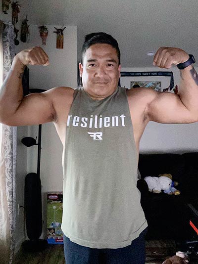 ‘Stay in the fight and embrace strength’: Tuba City man gains fame in Muscle & Fitness Magazine competition
