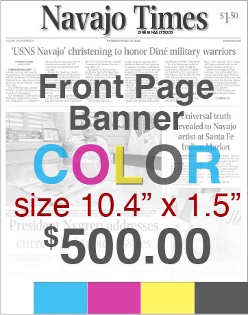 Navajo Times Advertising Rates