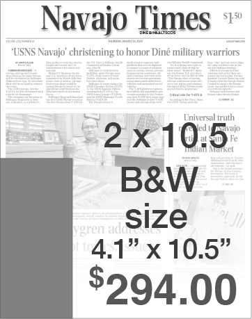 Navajo Times Advertising Rates
