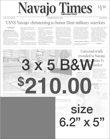Navajo Times Advertising Rates