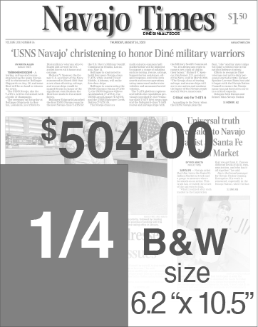 Navajo Times Advertising Rates