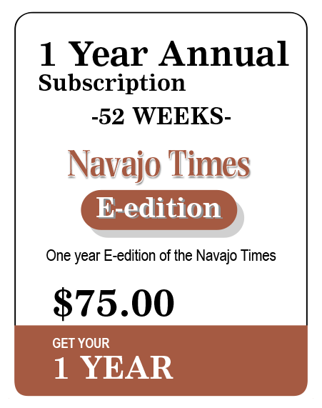 Navajo Times E-edition ONE YEAR