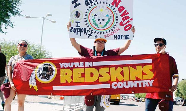 Redskins protest brings out pro, con viewpoints