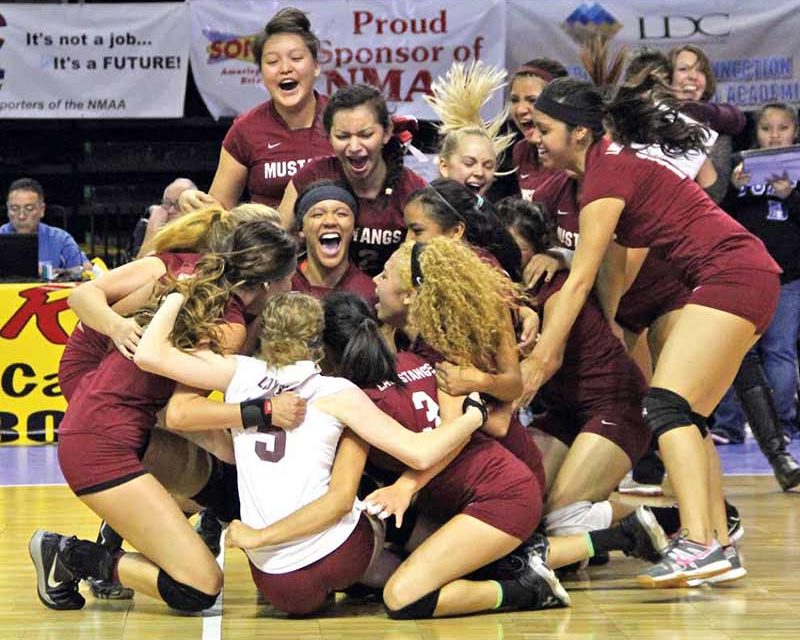 Ramah volleyball adds state title banner after 9 years