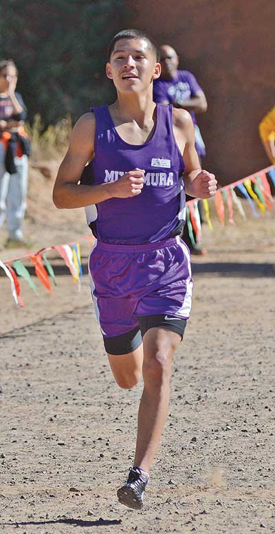 Miyamura's Niles Thomas was one of 14 runners selected to represent Wings of America at the 2015 USA Cross-Country Championships on Feb. 7 in Boulder, Colo. (File photo)