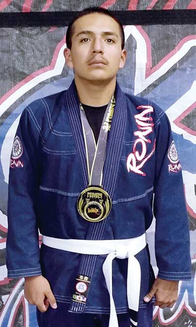 Mike Mitchell of Tohatchi, N.M. placed first at the Jiu Jitsu New Mexico National Showdown in Rio Rancho, N.M. over the weekend. (Courtesy photo)