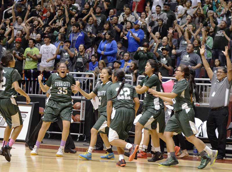 Tuba City girls knock off Safford to reach championship game