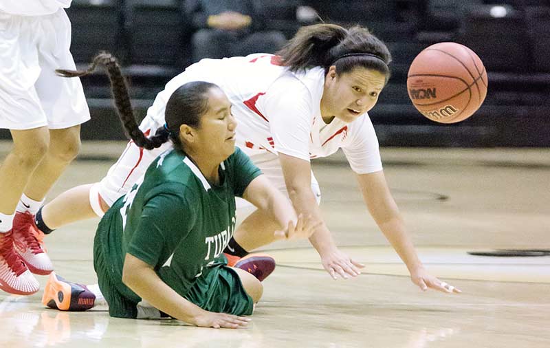 Tuba City girls holds off Mustangs