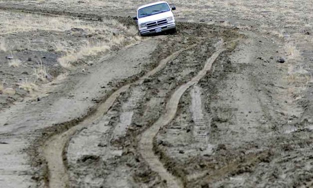 Snow, mud create treacherous conditions across rez