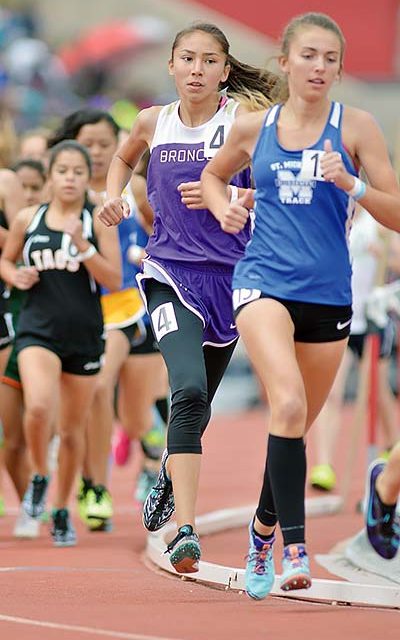 Kirtland Middle School runner breaks school record