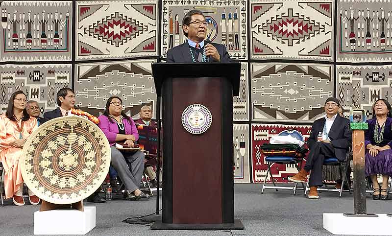 A number of firsts at Navajo presidential inauguration