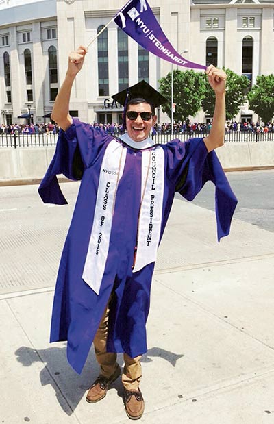 NYU grad wants to share his success