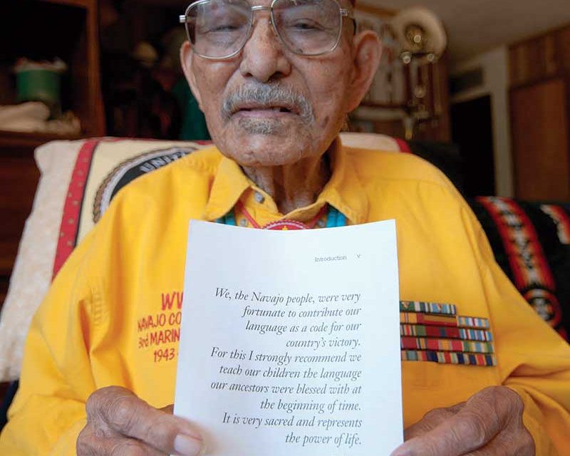 Code Talker Etsicitty passes