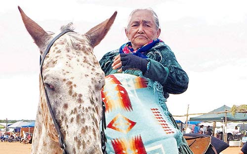 ‘Grandma on horseback’ among elders honored at Ééhániih Day