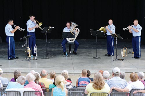 Air Force ensemble to land in rez