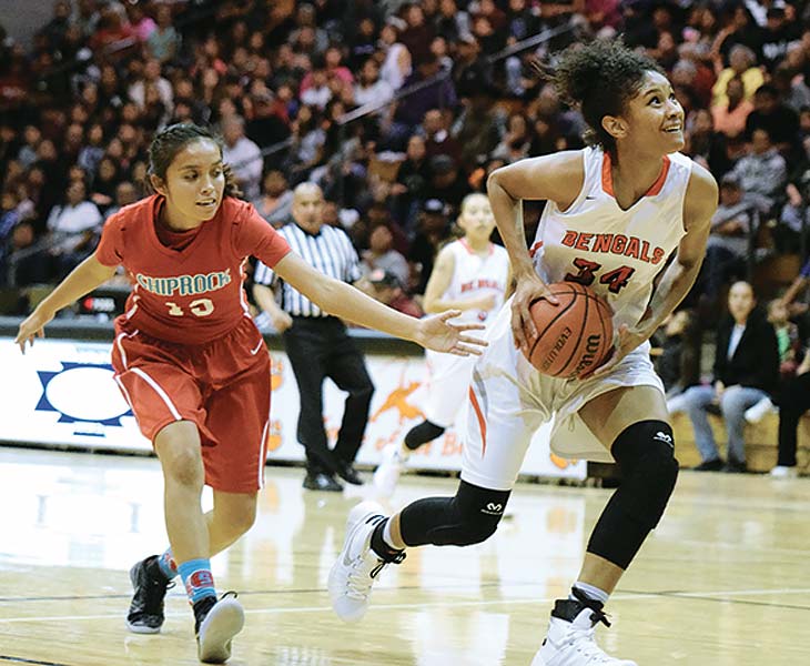 Defense turns tide for Gallup girls