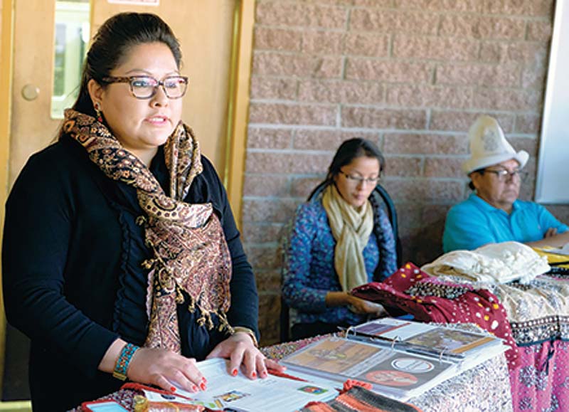 Special to the Times | Alysa Landry Fresh back from Shillong, India, members of the Navajo-Churro Sheep Presidia discuss food and culture during an event Dec. 2. 