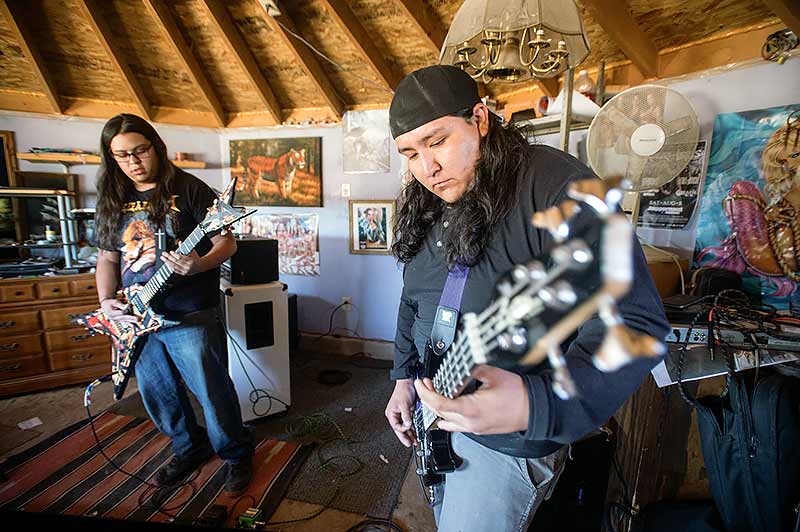 Navajo metal band to tour Europe, record with Metallica’s producer