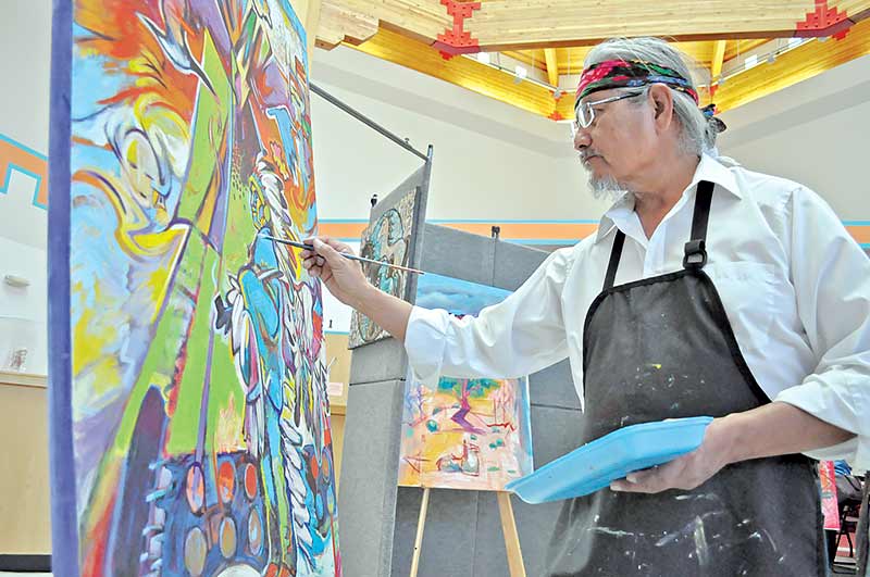 Pinon native helps promote fellow artists at ‘Woozhchiid music, art show’