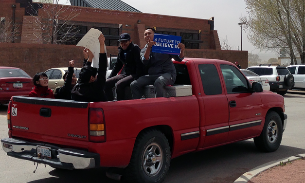 Sanders, Clinton, neck-and-neck at Window  Rock