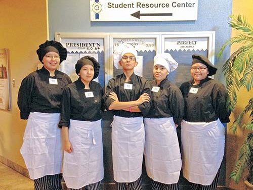 Chinle students sizzle at cooking contests