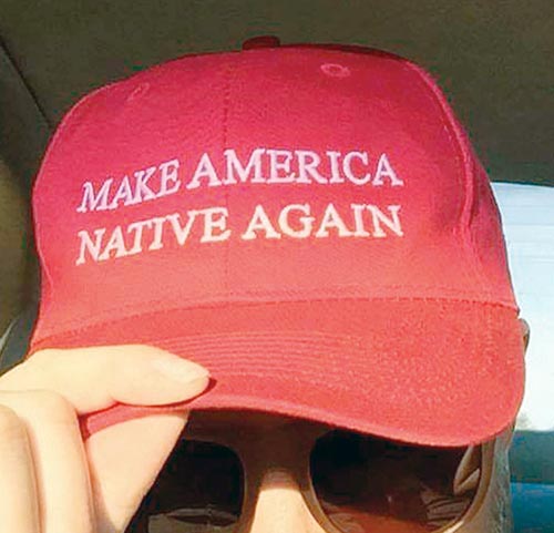 Navajo designer trumps Trump with new slogan