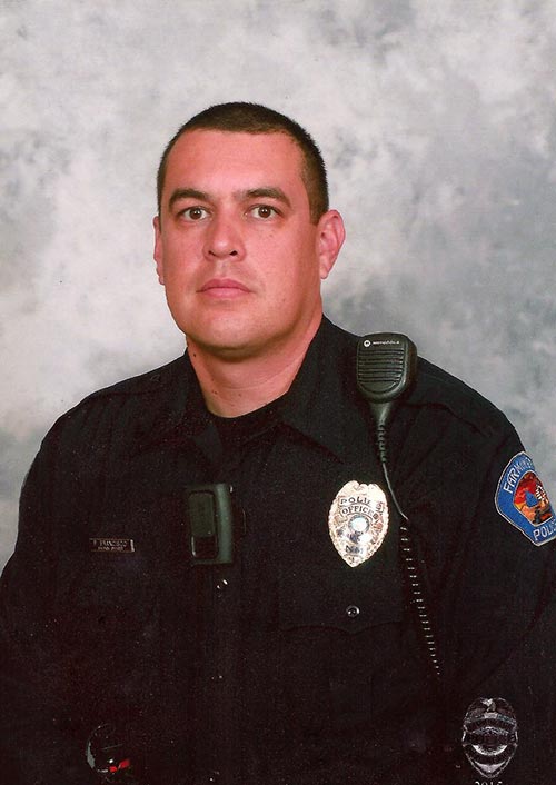 Phillip Francisco portrait in Farmington Police uniform.