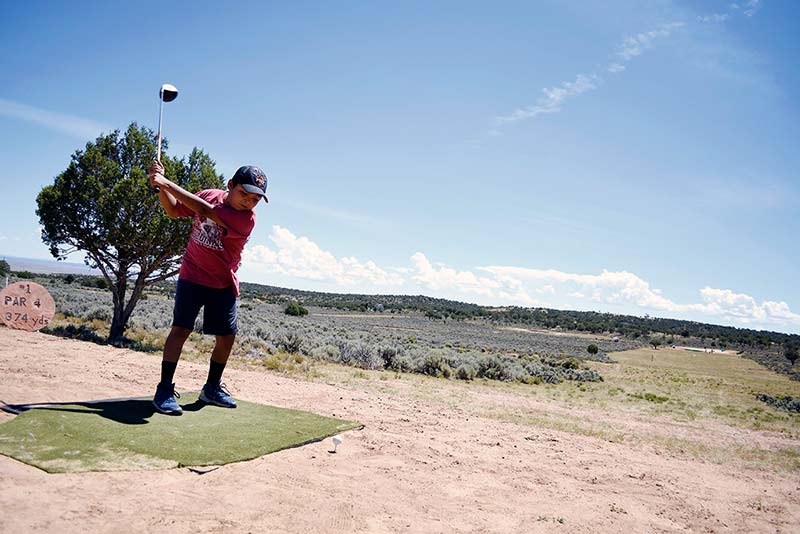 More golfers tee up at Rez tournament