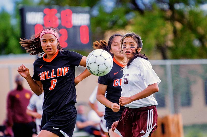 Rehoboth girls battle Gallup to a tie, boys win 10-0