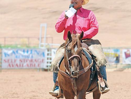 Popular rodeo announcer was drafted into business