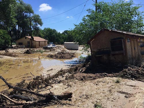 Shiprock flooding displaces 27 families; prompts emergency declarations