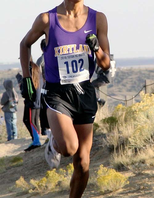 Kirtland Central High boys’ cross-country team brings home first place trophy