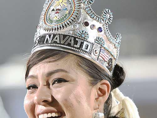 New Miss Navajo crown for the new Miss Navajo