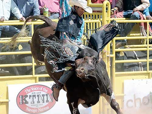 Lupton bull rider wins first Navajo Nation title
