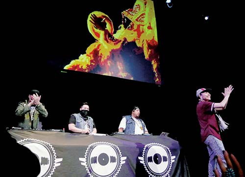 Submitted A Tribe Called Red performed at the Community Concert Hall in Durango, Colorado during Fort Lewis College’s 9th Annual Real History of the Americas event.