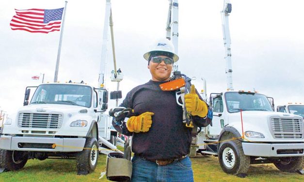 Navajo lineman brings power under protection
