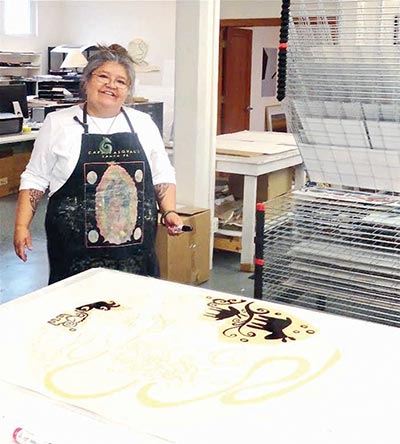 Diné art professor loves her work, community