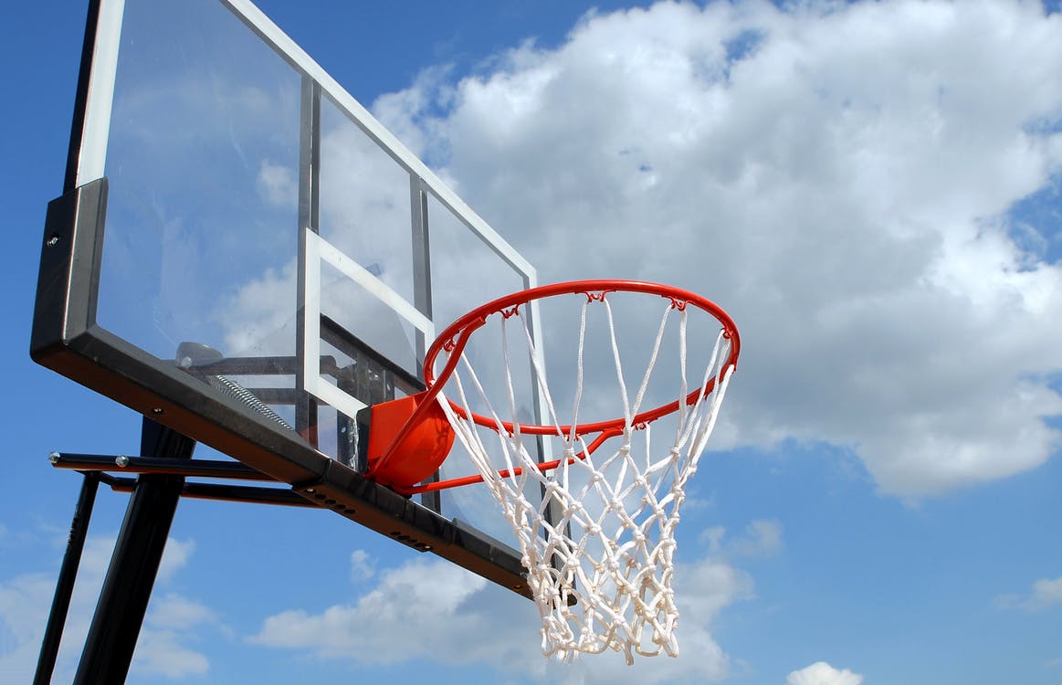 Basketball clear backboard
