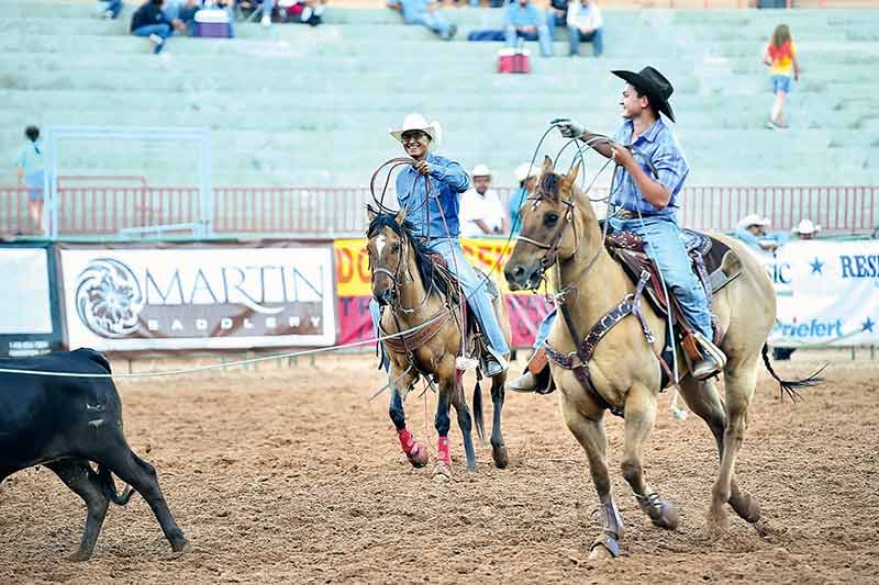 Practice makes perfect for local team ropers