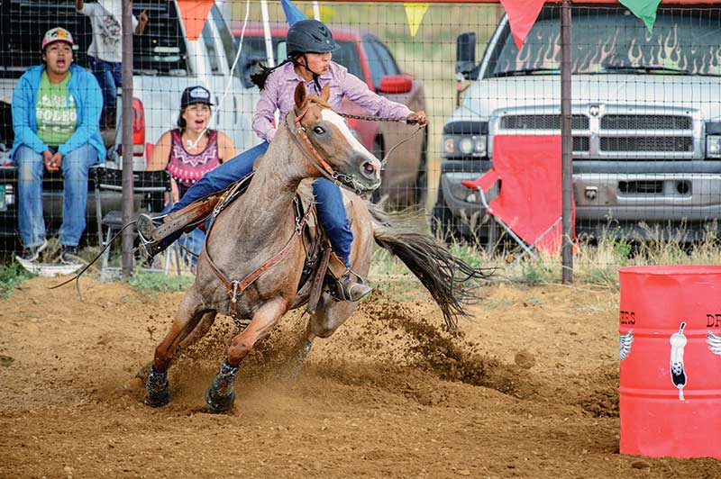 Navajo Mountain cowgirl bounces back
