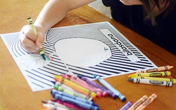 Multimedia coloring book teaches Diné bizaad