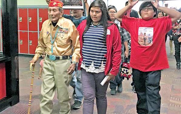 Middle school names library after Code Talker