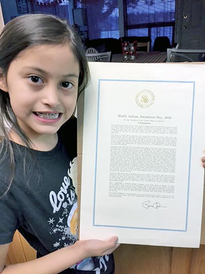 2017 in Review: Diné girl gets Obama to designate World Autism Awareness Day