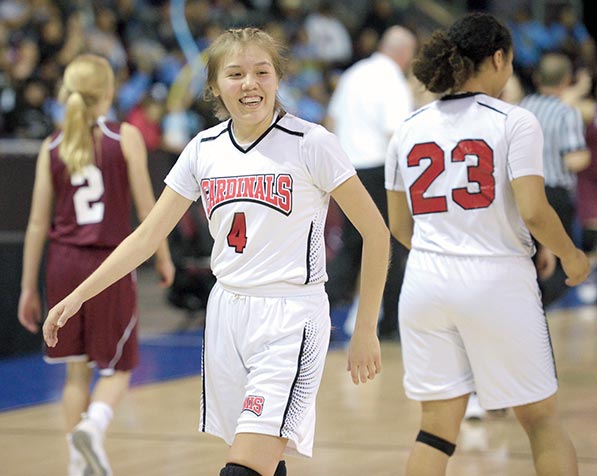 St. Michael girls survive test from No. 3 Ray in 1A semifinals