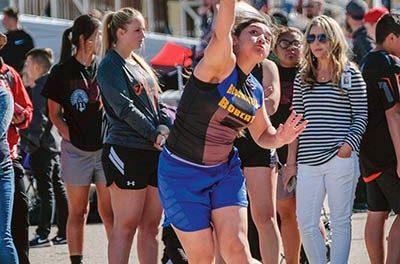 Bloomfield senior working hard to place at state in shot put