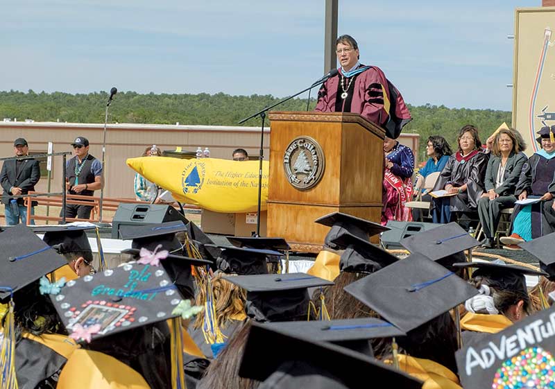 Diné College graduates 210 in its 50th year