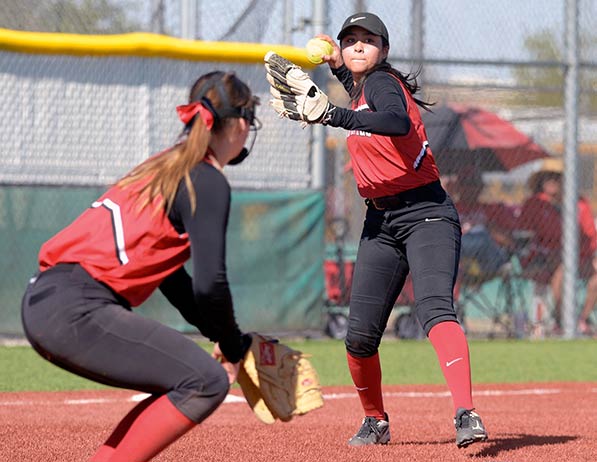 Page softball team beats seeding, advances at state