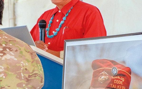 Code talker day back on the table