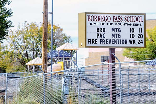 Borrego Pass School going back to BIE