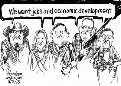Presidential candidates: We want jobs and economic development. Candidates look like gang of robbers, with guns and bullet clips.